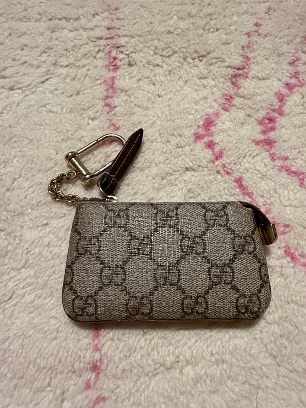Gucci Monogram Key Pouch & Wallet